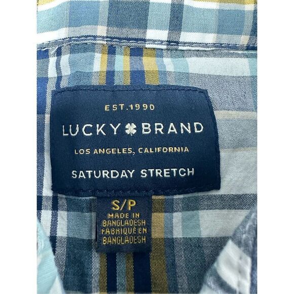Lucky Brand Mens Saturday Stretch Western Pearl Snap Long Sleeve Shirt Size SP - Picture 13 of 14
